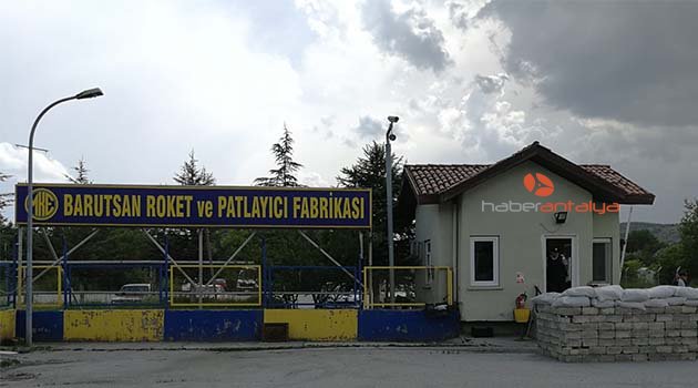Barut Fabrikası'nda patlama