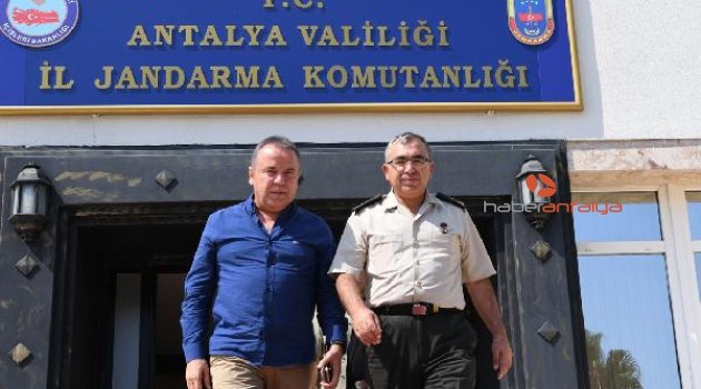 Başkan Böcek'ten Tuğgeneral Yıldız'a ziyaret