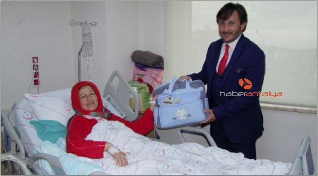Başkan İrban'dan 'Hoş Geldin Bebek' hediyesi