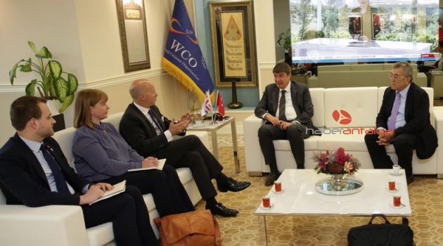 Başkan Türel, İngiltere Büyükelçisini ağırladı