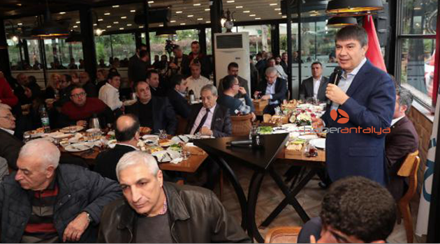 Başkan Türel, iş insanlarına projelerini anlattı