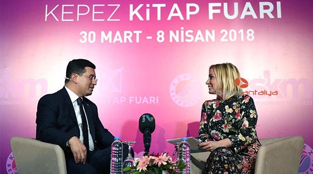 Başkan Tütüncü, Saba Tümer'e Kepez'i anlattı