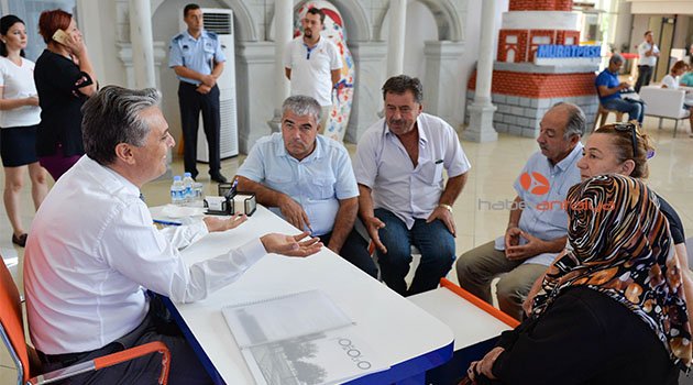 Başkan Uysal, Randevusuz görüşmelere devam etti