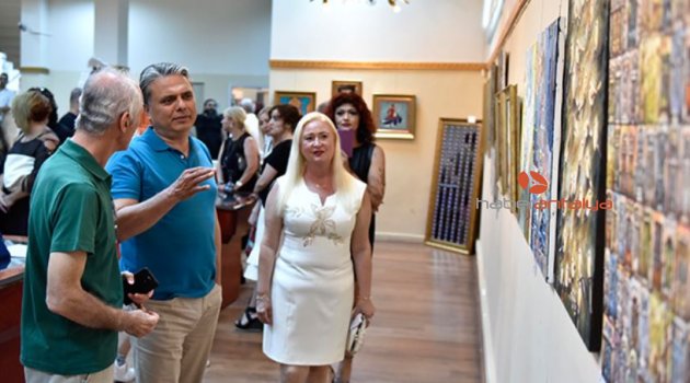 Başkan Uysal resim sergisini açtı