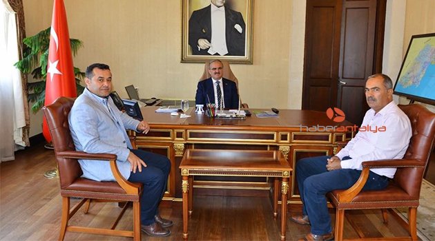 BAŞKAN YÜCEL’DEN VALİ KARALOĞLU’NA ZİYARET