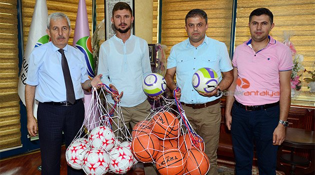 Belediyeden malzeme desteği