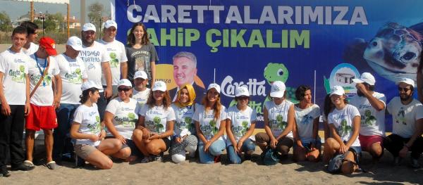 CARETTALARI BELEDİYE'NİN GÖNÜLLÜLERİ KORUYACAK