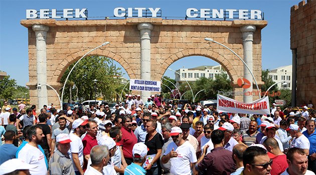 BELEK'TE HAYAT DURDU; ESNAF KEPENK, TAKSİCİ KONTAK KAPATTI
