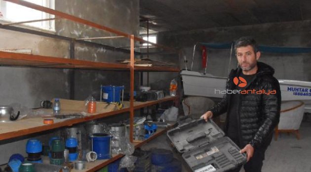 Beymelek Sulama Kooperatifi'nde hırsızlık