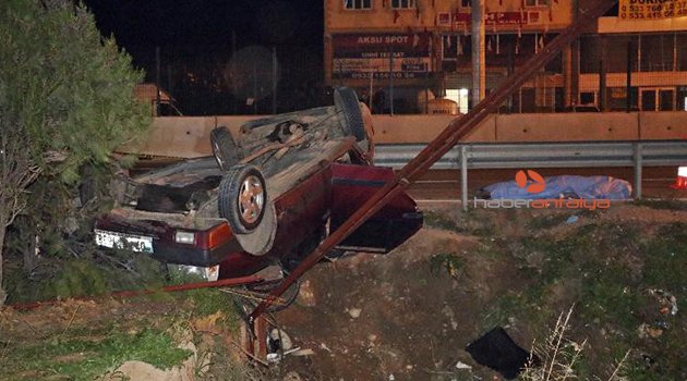 Bir kişinin hayatını kaybettiği feci kazada sürücü alkollü çıktı