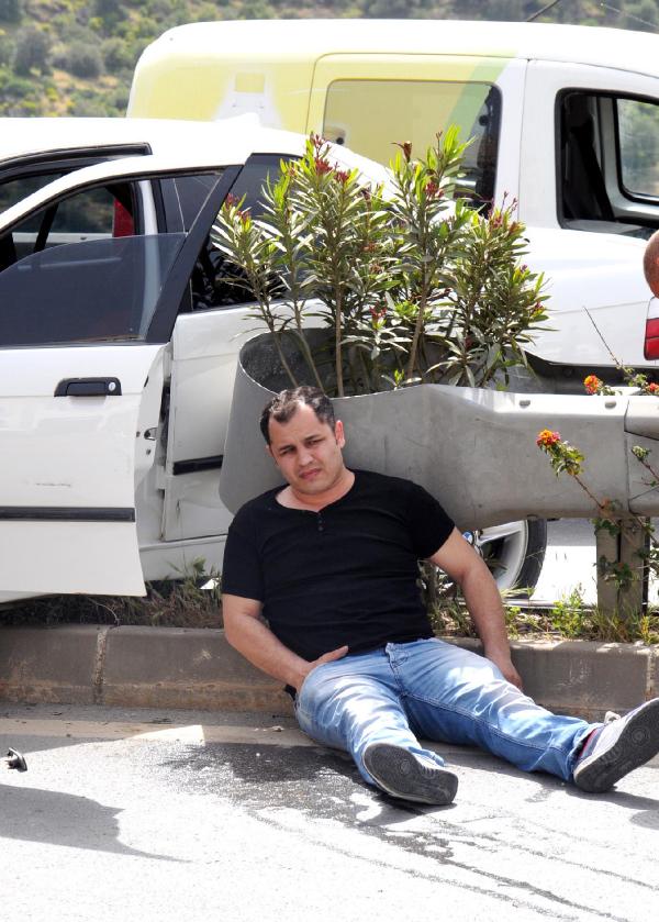 Bodrum'daki Kazada 1 Kişi Yaralandı