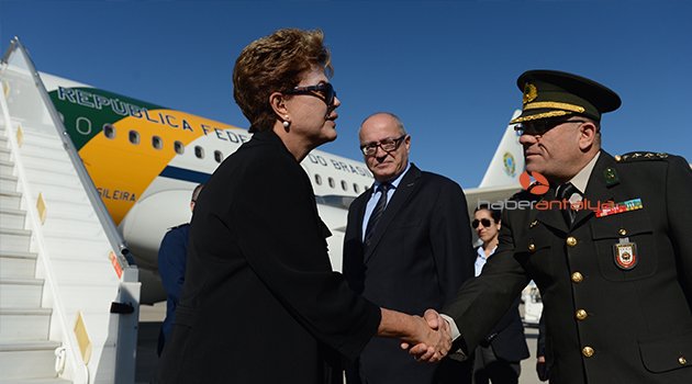 BREZİLYA CUMHURBAŞKANI ROUSSEFF ANTALYA’DA