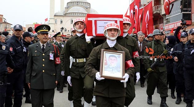 Burdur şehidini binler uğurladı