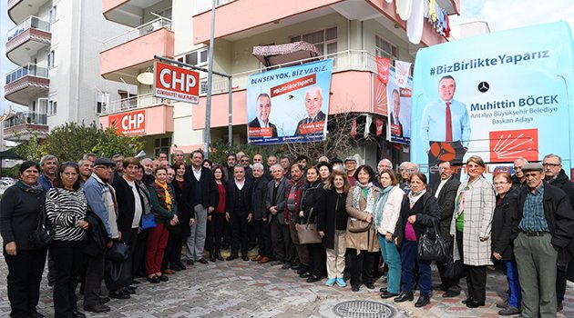 Büyükşehir adayı Böcek'e Finike'de