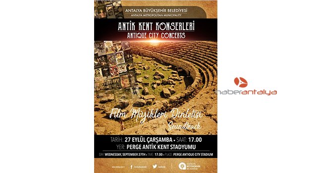 Büyükşehir'den antik kentte film müzikleri dinletisi