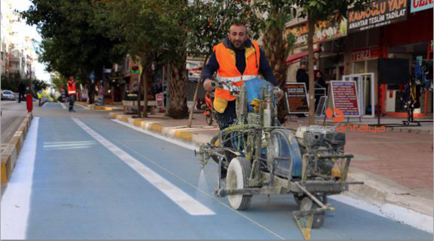 Büyükşehir'den kesintisiz bisiklet yolu