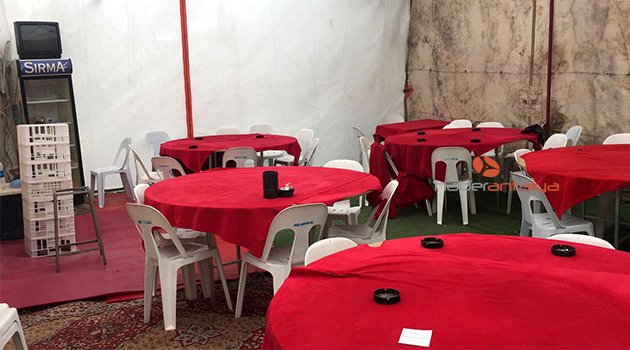Çadırda tombalaya polis baskını