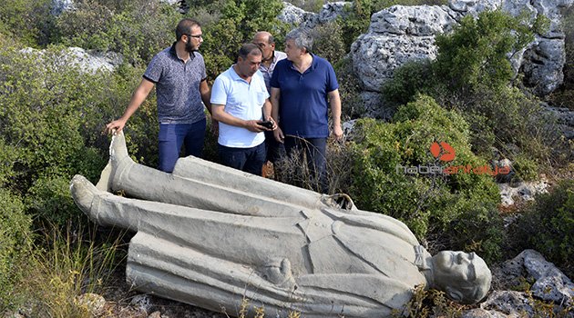 Çalılıkta bulunan Atatürk heykeliyle ilgili 3 gözaltı