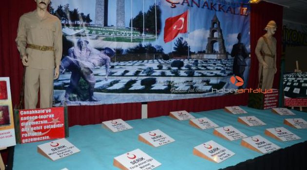 Çanakkale ruhu Serik'te