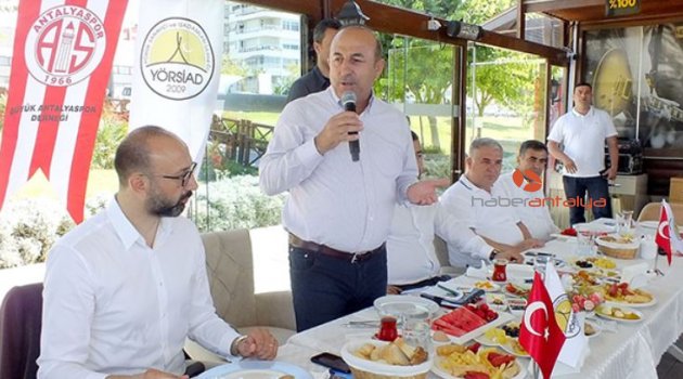 Çavuşoğlu: Antalyaspor’umuz bu yıl hak ettiği noktalara gelecek