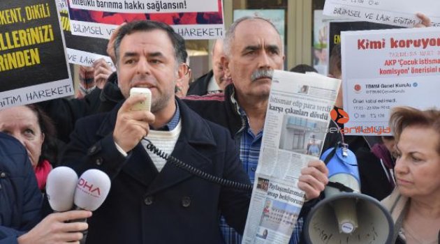 ‘Cemaat-tarikat yurtları kapatılsın' eylemi