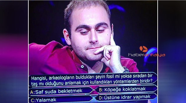 Cevabı 'Yalamak' olan soru arkeologları kızdırdı