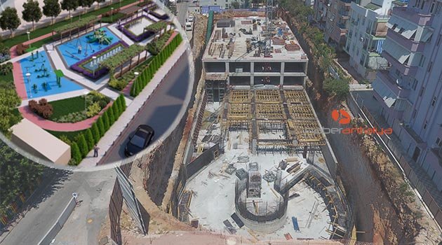 Çevreci otopark yükseliyor