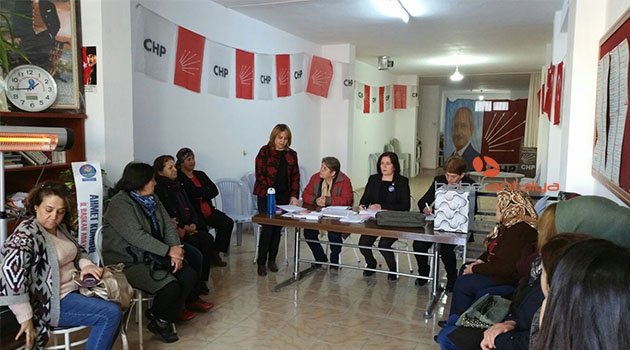 CHP Korkuteli Kadın Kolları Başkanı Demir, güven tazeledi