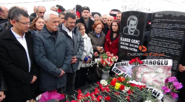 CHP Tunceli eski Milletvekili Kamer Genç, mezarı başında anıldı