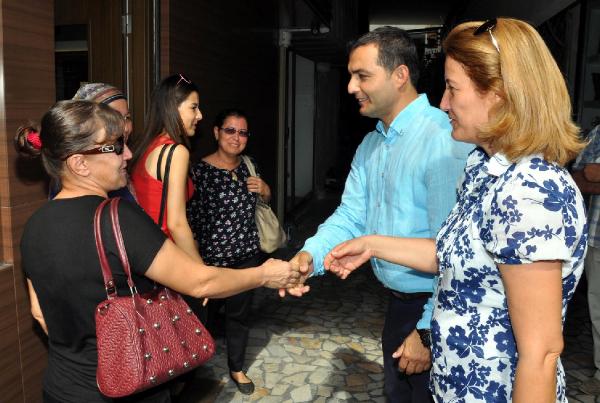 NİYAZİ NEFİ KARA ve MERAL MENGİ'DEN ESNAF ZİYARETİ