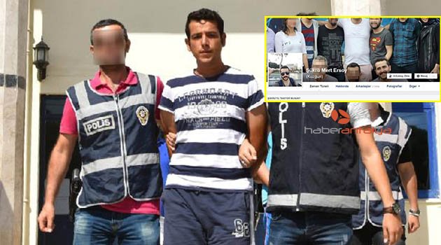 Cinayet failini sosyal medyada kapak fotoğrafı yapmış
