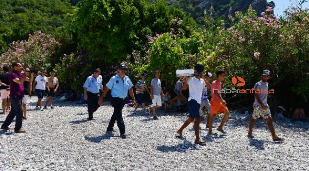 Çıralı ve Olympos sahillerinde operasyon