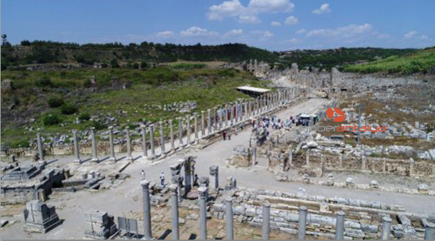 Çocuklar 'Perge'de Yaşam'ı çizecek