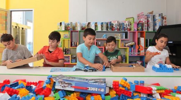 Çocukların gözdesi Kitap ve Oyuncak Kütüphanesi
