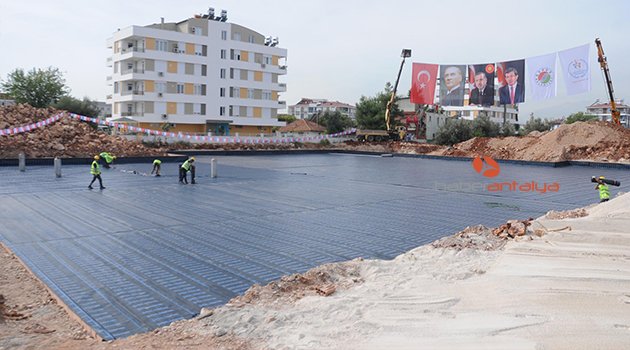 ÇOK AMAÇLI SPOR SALONUNUN TEMELİ ATILDI