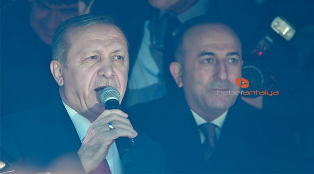 CUMHURBAŞKANI ERDOĞAN ANTALYA'DA