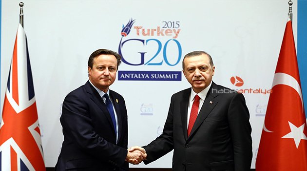 CUMHURBAŞKANI ERDOĞAN, BAŞBAKAN CAMERON'I KABUL ETTİ