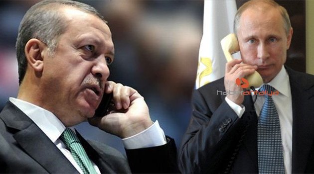 CUMHURBAŞKANI ERDOĞAN PUTİN İLE TELEFONDA GÖRÜŞTÜ