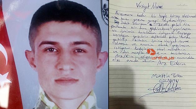 Cumhurbaşkanı Erdoğan, şehidin vasiyetini yerine getirecek