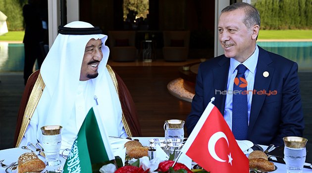 CUMHURBAŞKANI ERDOĞAN, SUUDİ KRAL SALMAN İLE GÖRÜŞTÜ