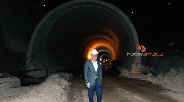 Demirkapı tünelinin iki ucunda 8-10 derecelik sıcaklık farkı