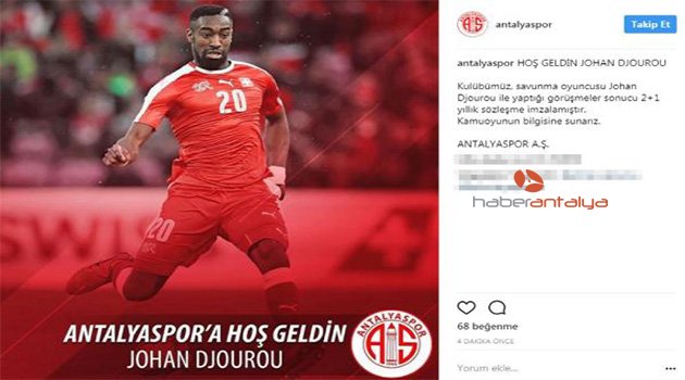 Djourou Antalyaspor'da
