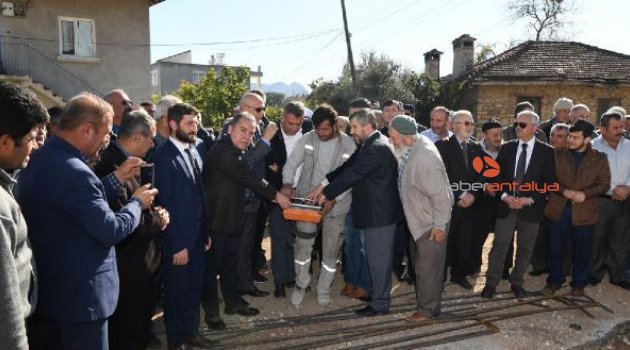 Doyran Camii'nin temeli atıldı