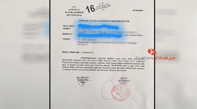 Düğündeki takılara nafaka haczi