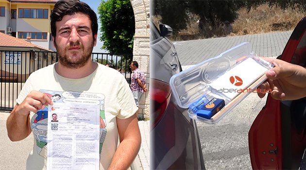 Dün sürücü belgesiyle girdiği sınava, bugün alınmadı