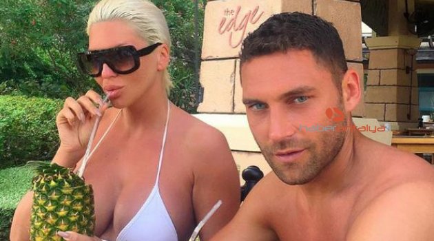 Dusko Tosic eşiyle Serik'te tatilde