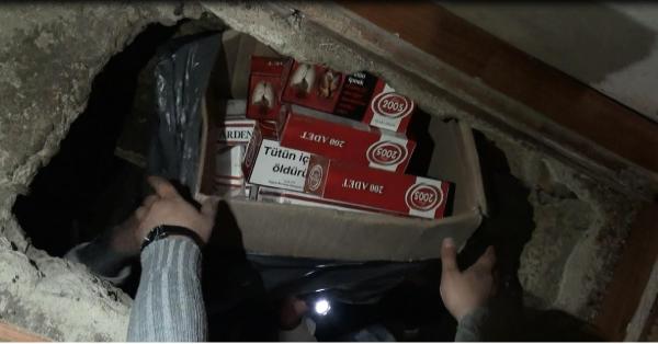 Elbise Dolabının Altına Gizli Odada 2 Bin 159 Paket Kaçak Buludu