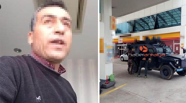 Elinde tabancayla intihar edeceğini söyleyip, canlı yayın yaptı