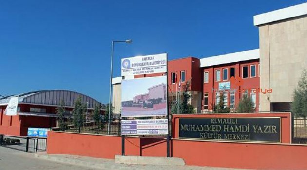 Elmalı, kültür merkezine kavuşuyor