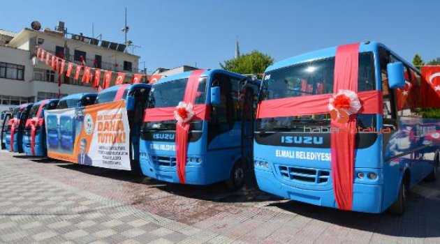 Elmalı'da toplu taşıma dönemi